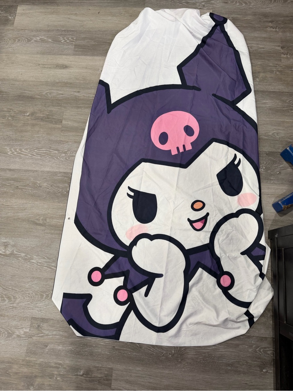 Sanrio Kuromi Character back ground Cover - Purple, White & Pink